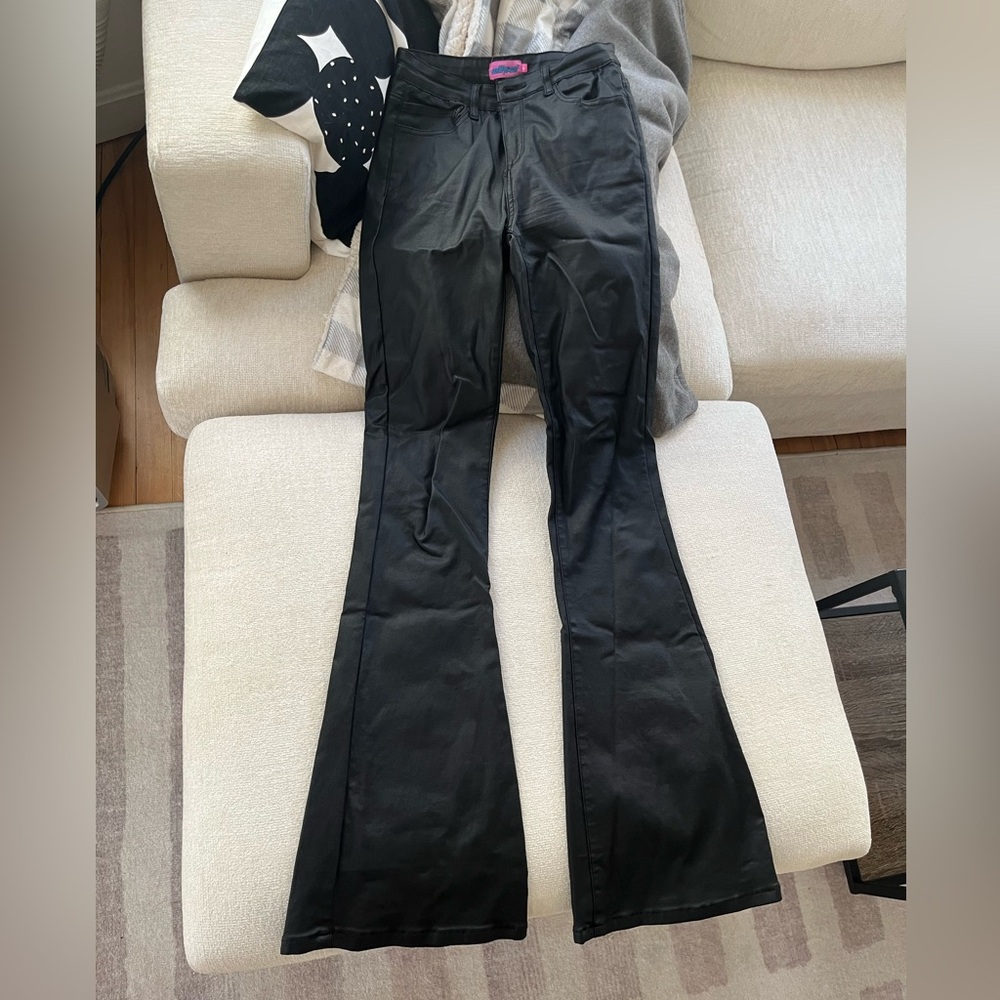 Edikted faux leather pants